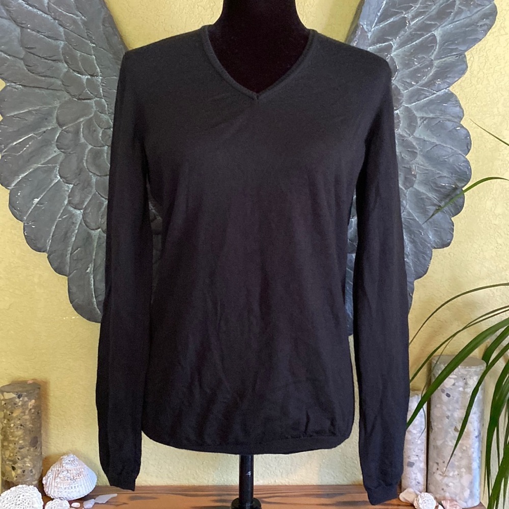 V-Neck Dress Sweater
